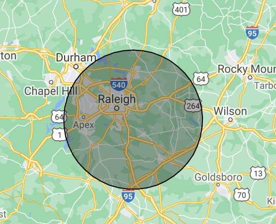 NC Outpatient in the home coverage area