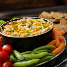 hummus with veggies