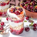 cherry overnight oats